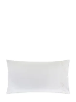 Federa ricamata in raso di cotone extra fine Portofino