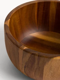 Insalatiera in legno di acacia con logo laser