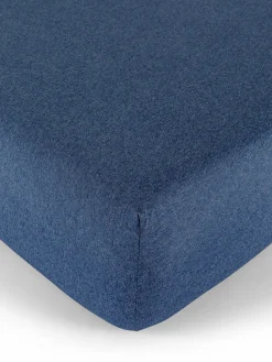 Lenzuolo con angoli jersey di cotone tinta unita