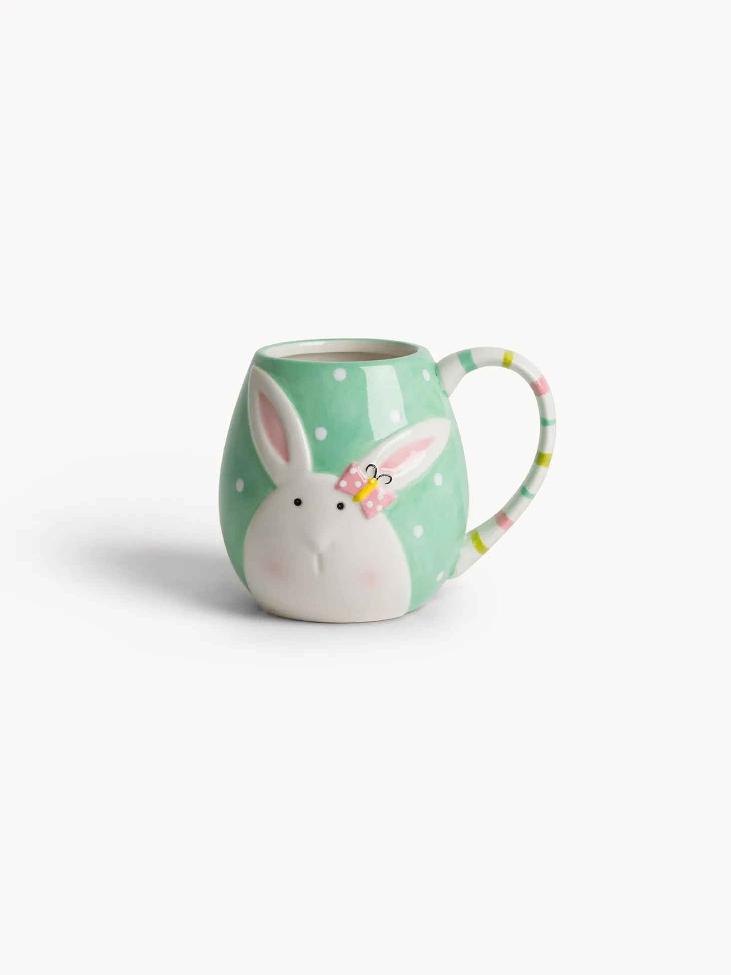 Mug in ceramica decoro coniglio