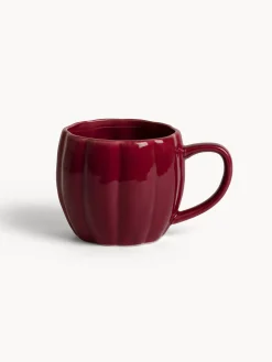 Mug in porcellana a forma di zucca