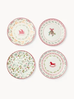 Piattini pane in new bone china decoro crochet