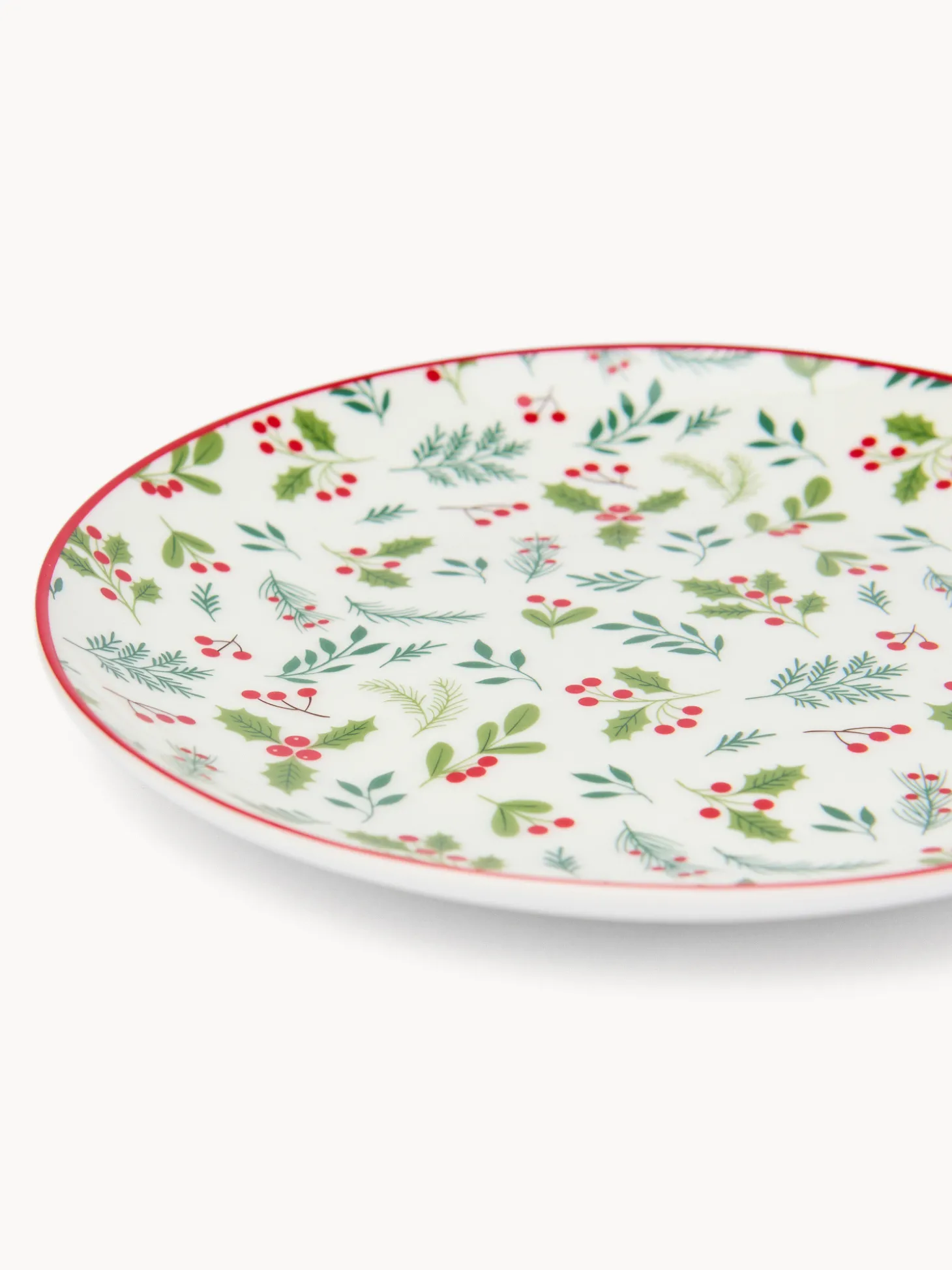 Piattini pane in new bone china decoro crochet