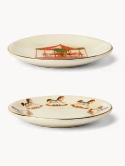 Piattini pane in stoneware decorato