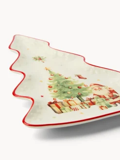 Piattino albero in porcellana Natale vintage