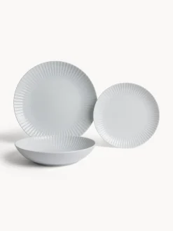 Piatto fondo in porcellana Country chic