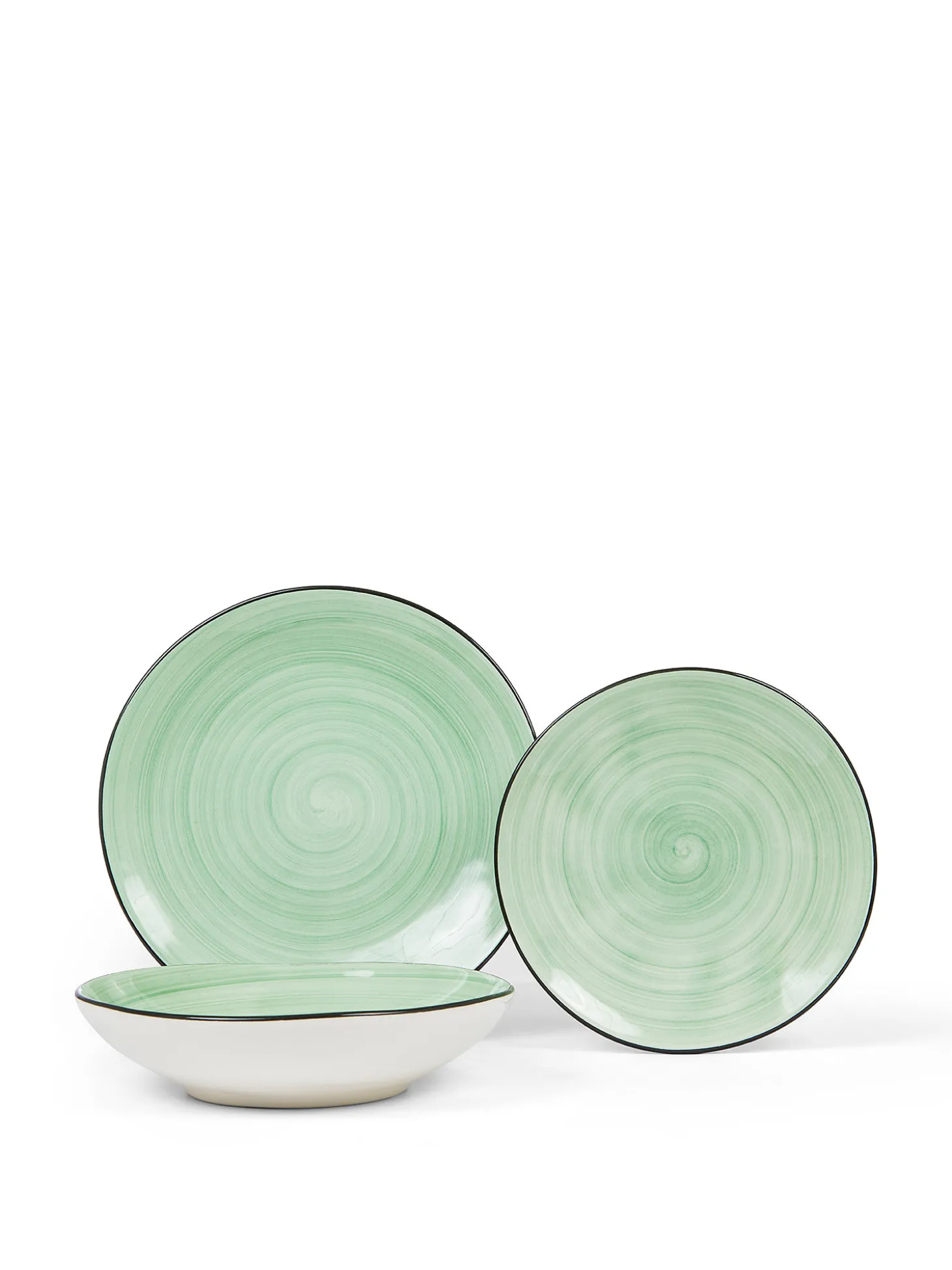 Piatto fondo in stoneware Tokyo