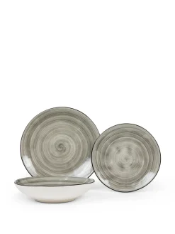 Piatto frutta in stoneware Tokyo