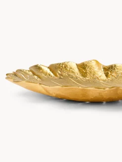 Piatto in vetro a foglia