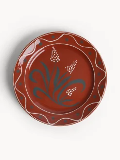 Piatto piano Austin ceramica stoneware dipinta a mano