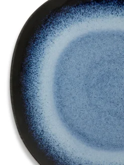 Piatto piano ceramica Karma