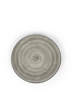 Piatto piano in stoneware Tokyo