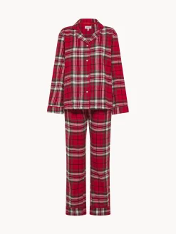 Pigiama in flanella motivo tartan