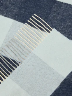 Plaid a quadri made in Italy