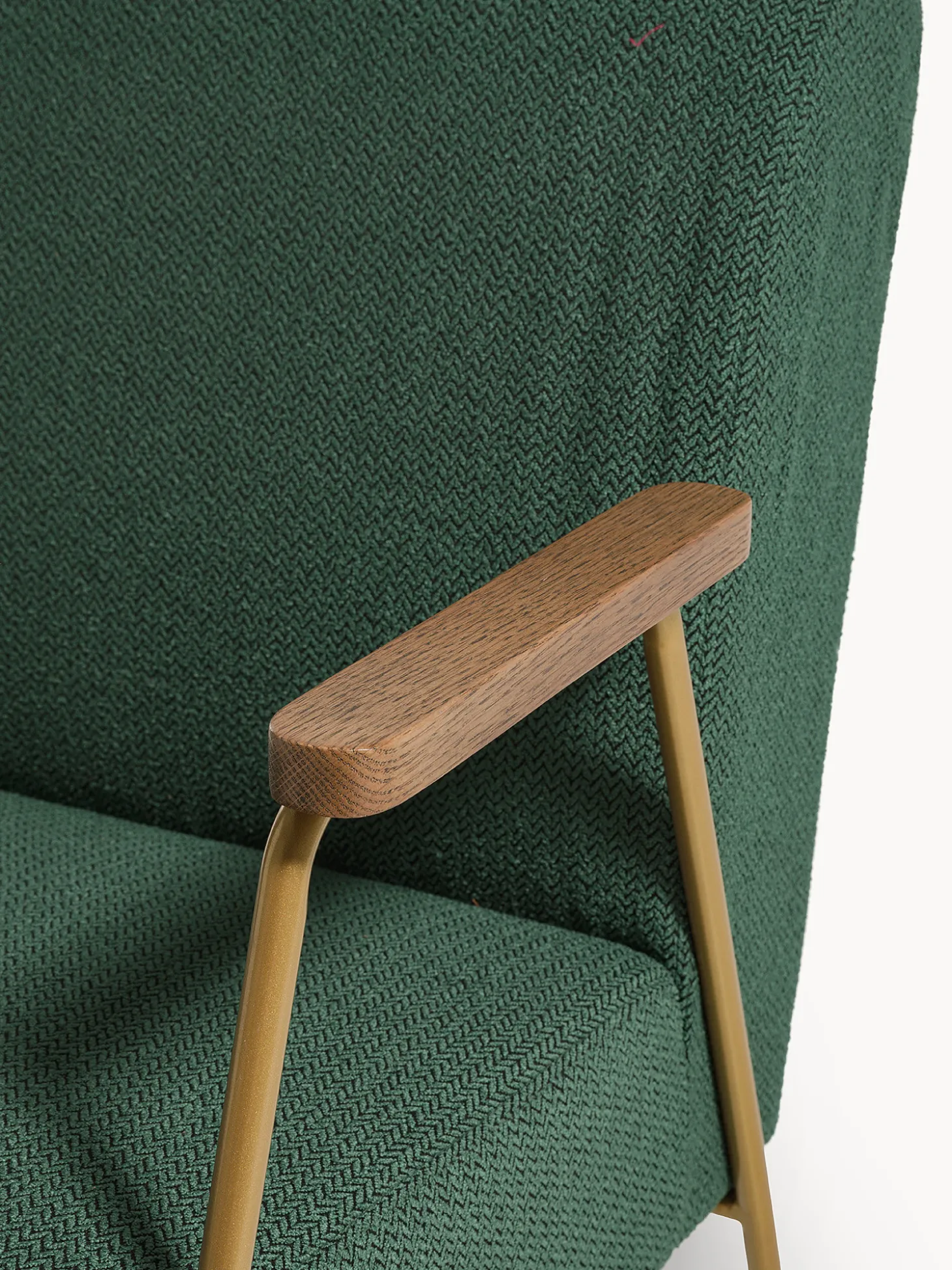 Poltrona rivestita Rustic
