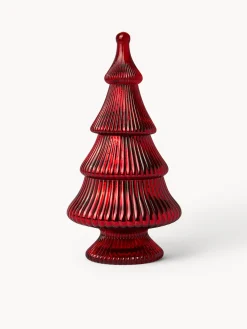 Porta dolci in vetro spruzzato ad albero