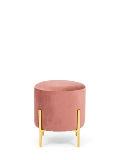 Pouf Pink in velluto