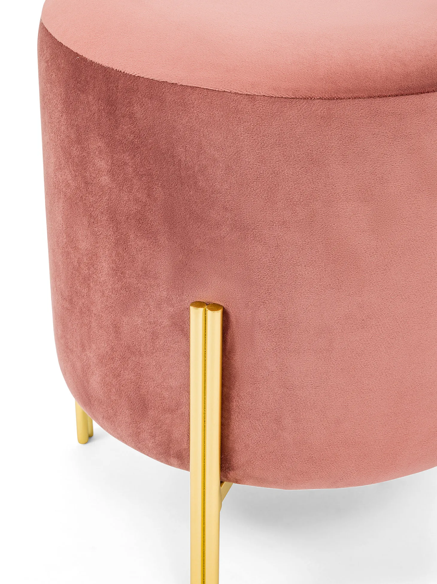 Pouf Pink in velluto