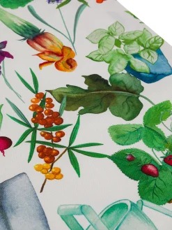 Runner panama di cotone stampa vegetale