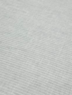 Runner puro lino con bordo smerlato