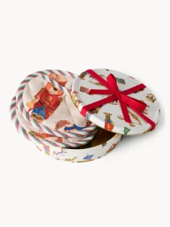 Scatola di latta regalo con set di 2 presine