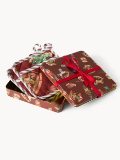 Scatola di latta regalo con set di 2 presine