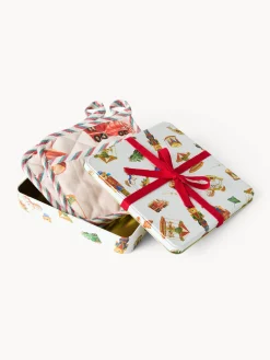 Scatola di latta regalo con set di 2 presine