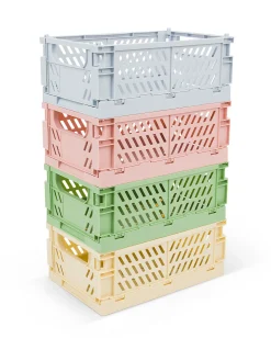 Scatola pieghevole portaoggetti in plastica