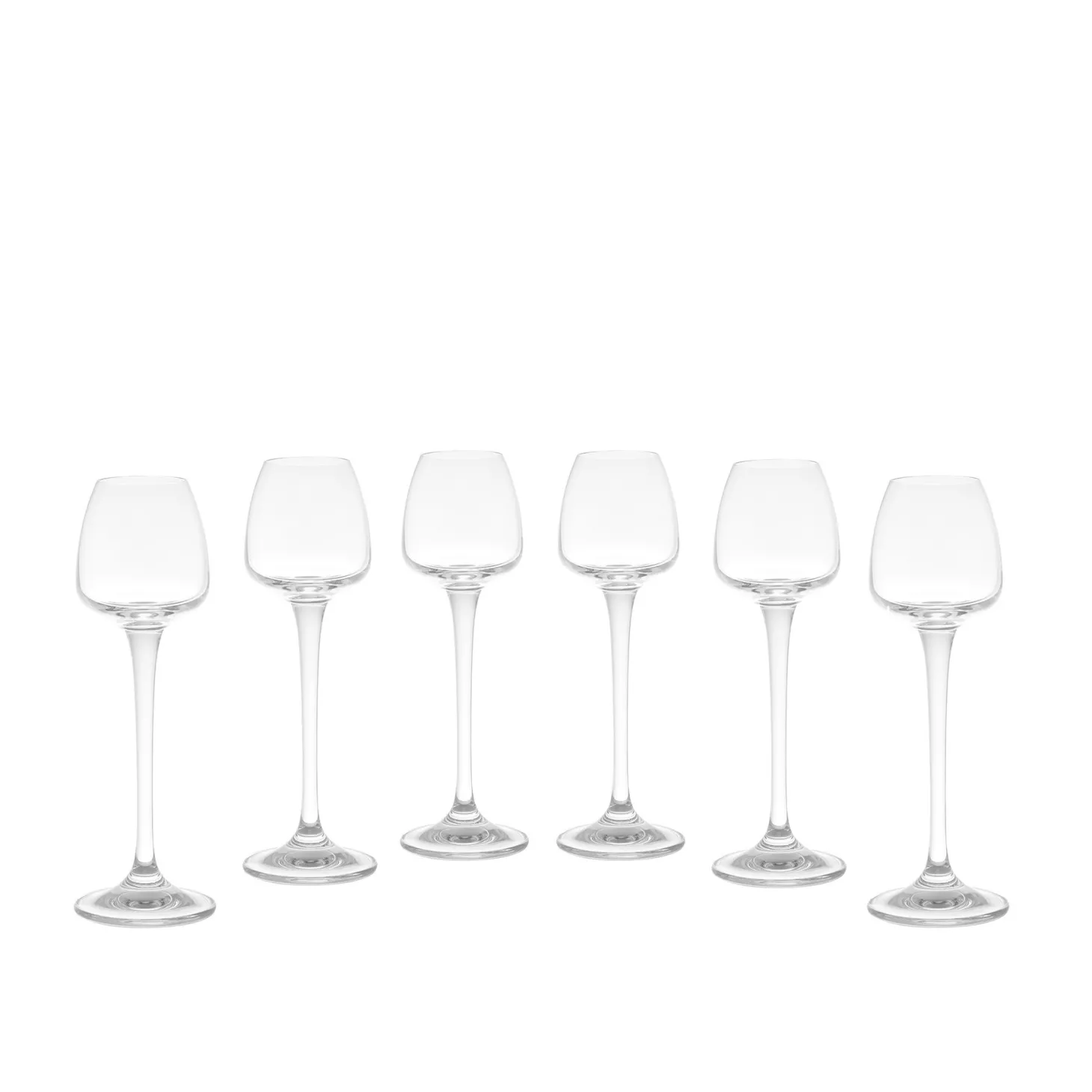 Set 6 calici liquore cristallo di Bohemia