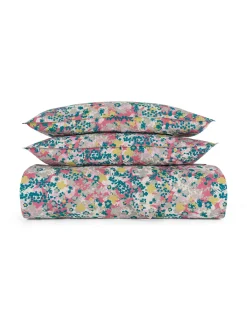 Set 2 federe percalle di cotone stampato Special Capsule SOCIETY Made in Italy per Coincasa