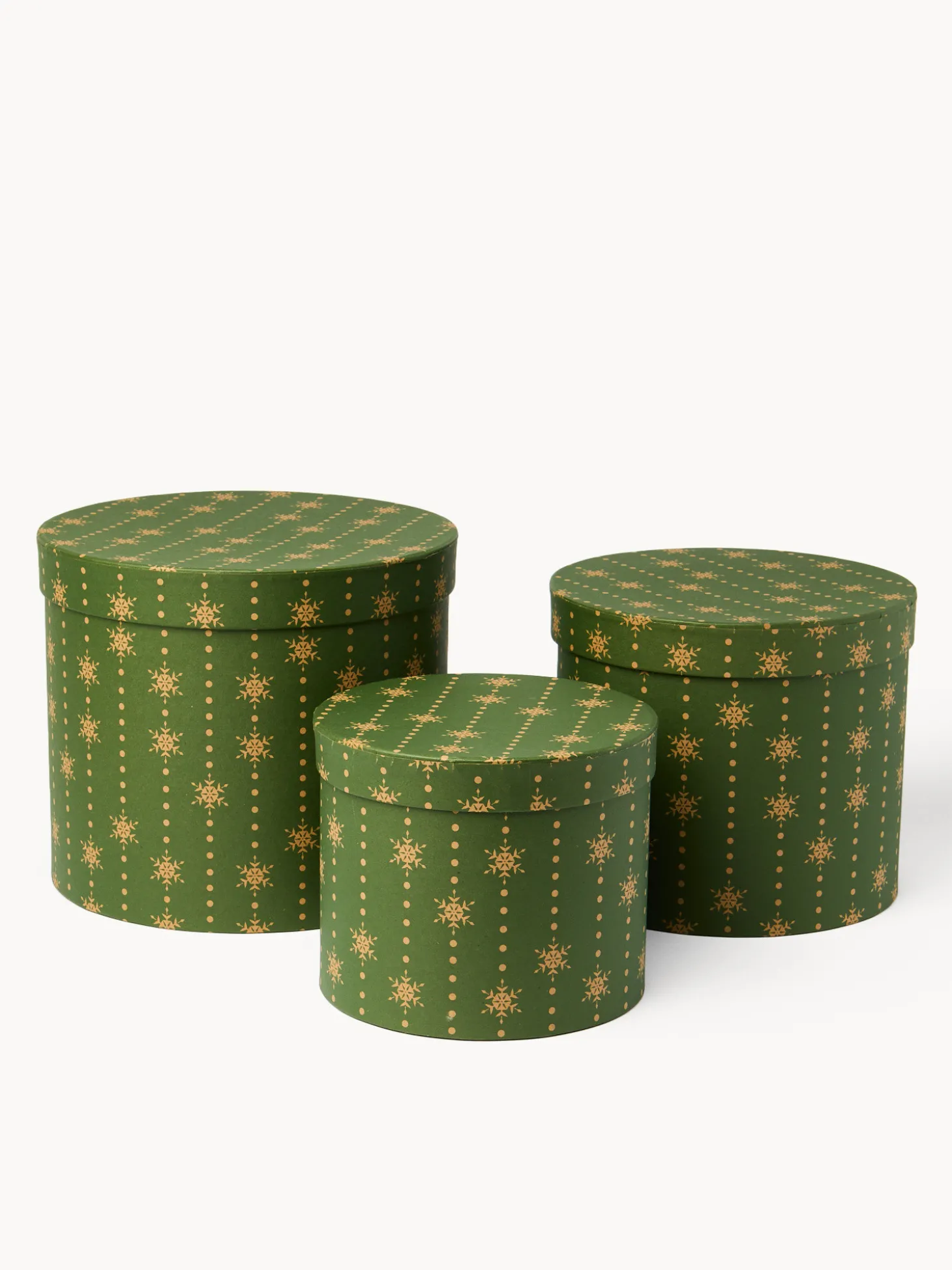 Set 3 scatole rotonde