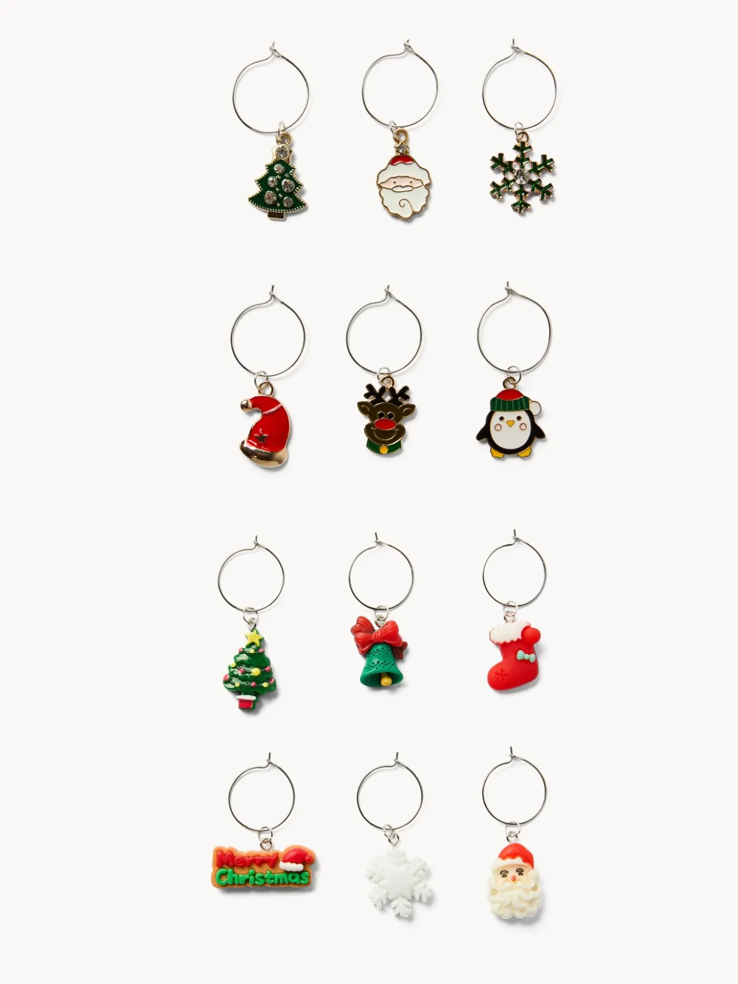 Set 6 segna calici wine charm