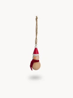 Set di 4 decorazioni a forma di pupazzo di neve