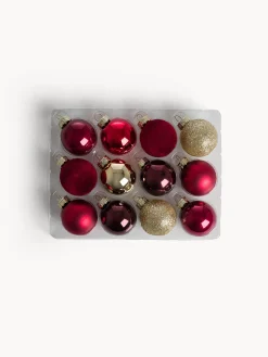 Set di 16 sfere decorazione per albero miste