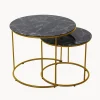 Set di 2 tavolini Glaze