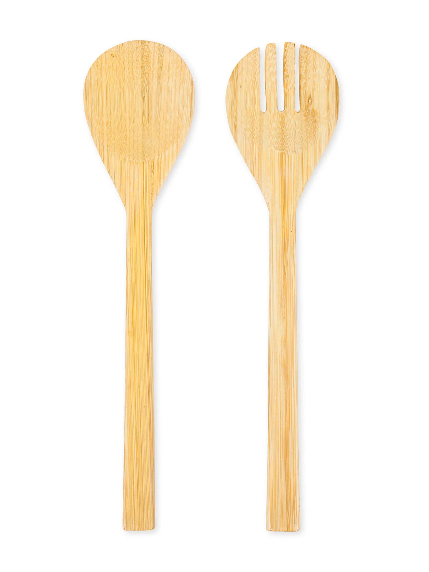 Set posate insalata bamboo