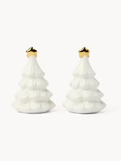 Set sale e pepe in ceramica ad alberello