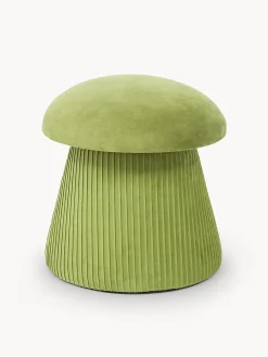 Sgabello in velluto Mushroom