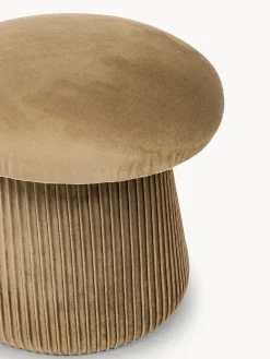 Sgabello in velluto Mushroom