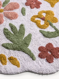 Tappeto bagno i pile di cotone taftato