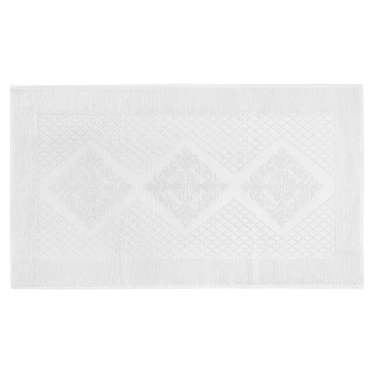 Tappeto bagno pelo corto jacquard