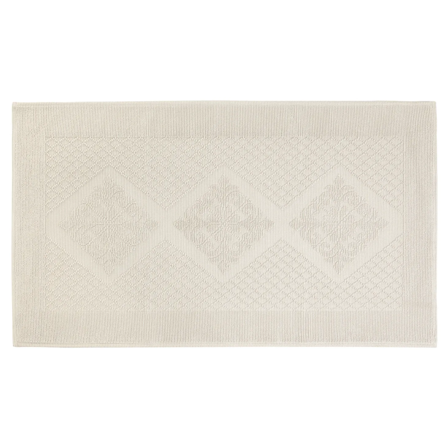 Tappeto bagno pelo corto jacquard