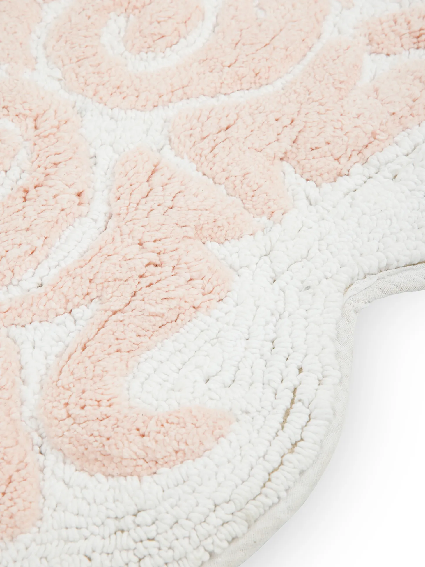 Tappeto bagno taftato a mano in cotone
