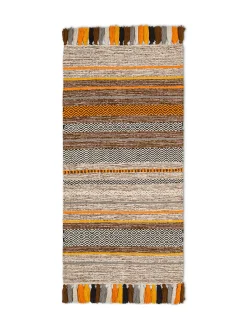 Tappeto da cucina in cotone motivo geometrico