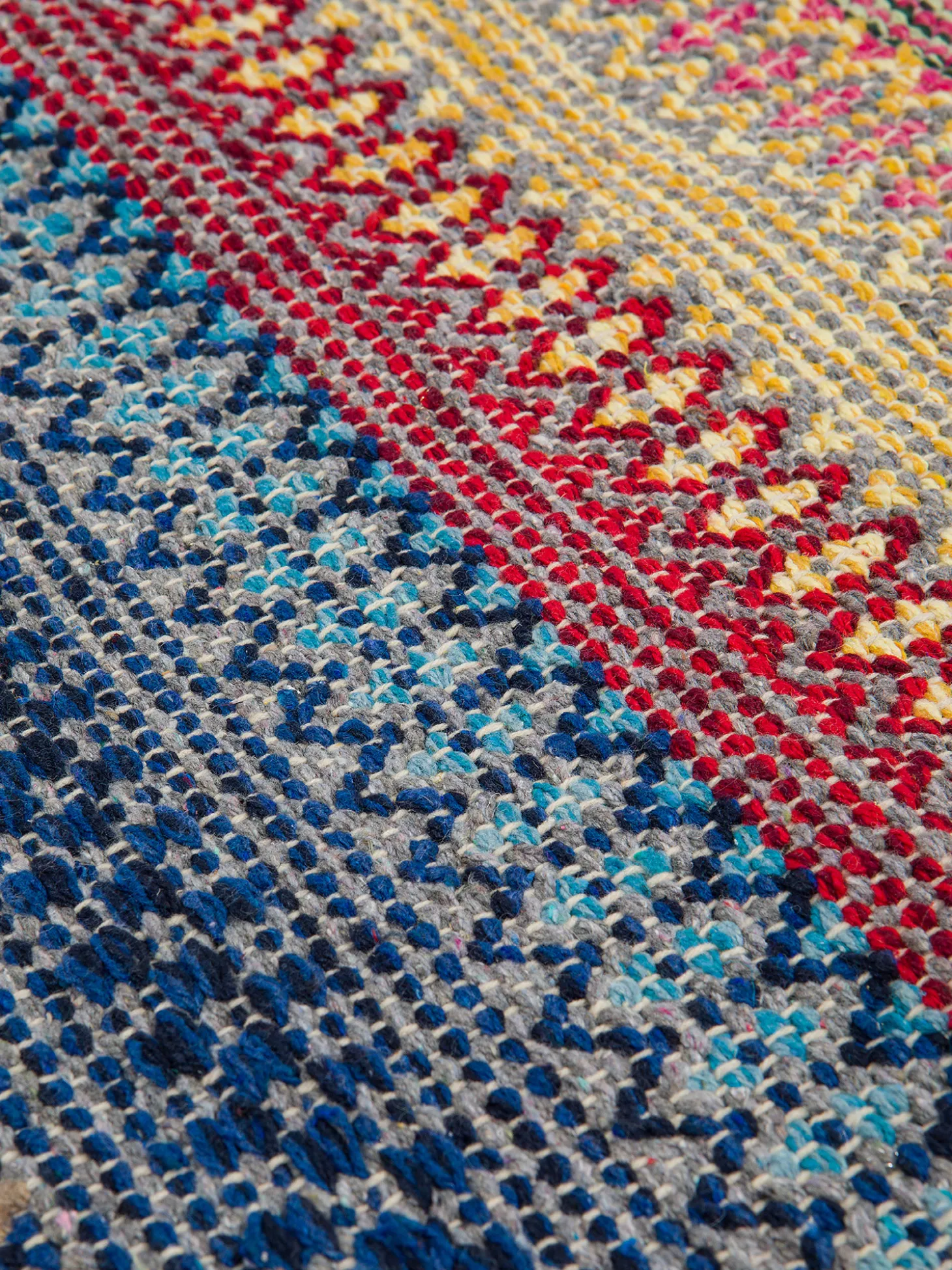 Tappeto da cucina in cotone motivo geometrico