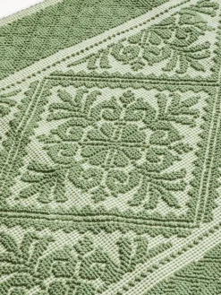 Tappeto da cucina sardo in puro cotone tinta unita