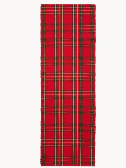 Tappeto da cucina tartan in puro cotone