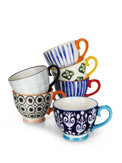 Tazza da colazione ceramica multicolore