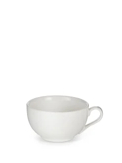 Tazza da colazione porcellana bianca