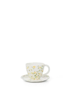 Tazza tè porcellana motivo fiorellino